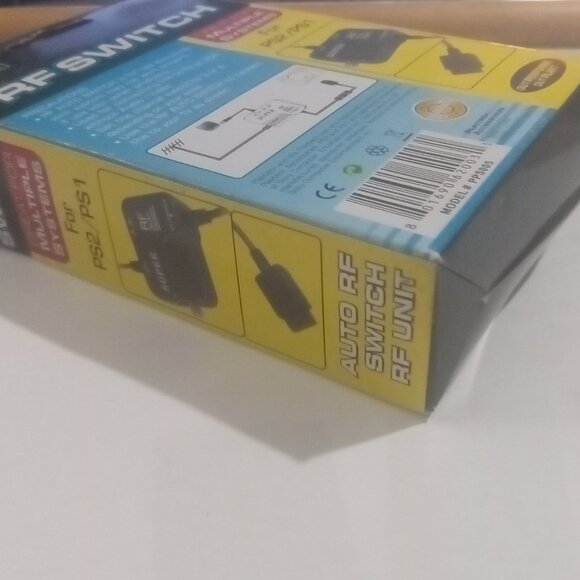 NEW PS2 PS1 RF Auto Switch TV AV Adapter Cable Playtech NEW - Picture 4 of 4